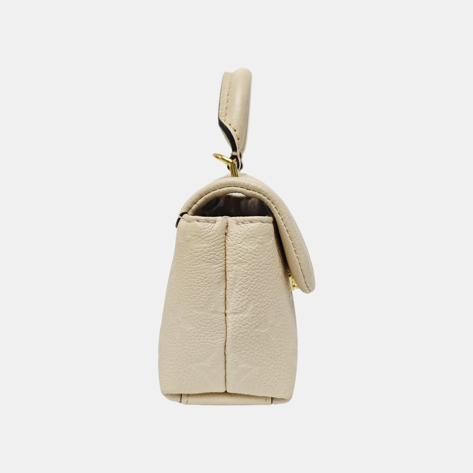 NANO MADELEINE Nano Monogram Calfskin Beige