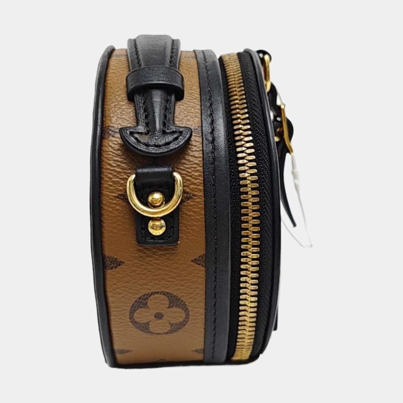 BOITE CHAPEAU Mini Monogram Coated Canvas Brown
