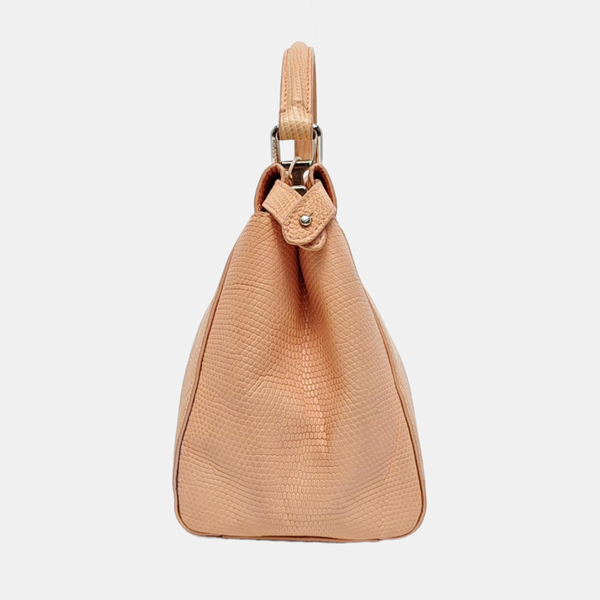Authenticated pre-owned  Peekaboo Mini Lizard Pink - Shoulder Bag at Looply