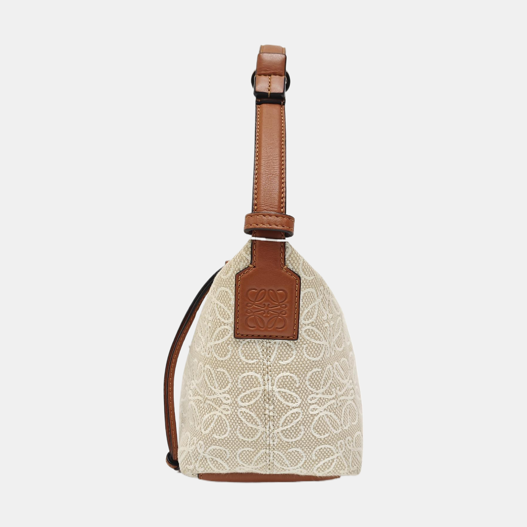 Monogram Canvas Top Handle Bag Beige