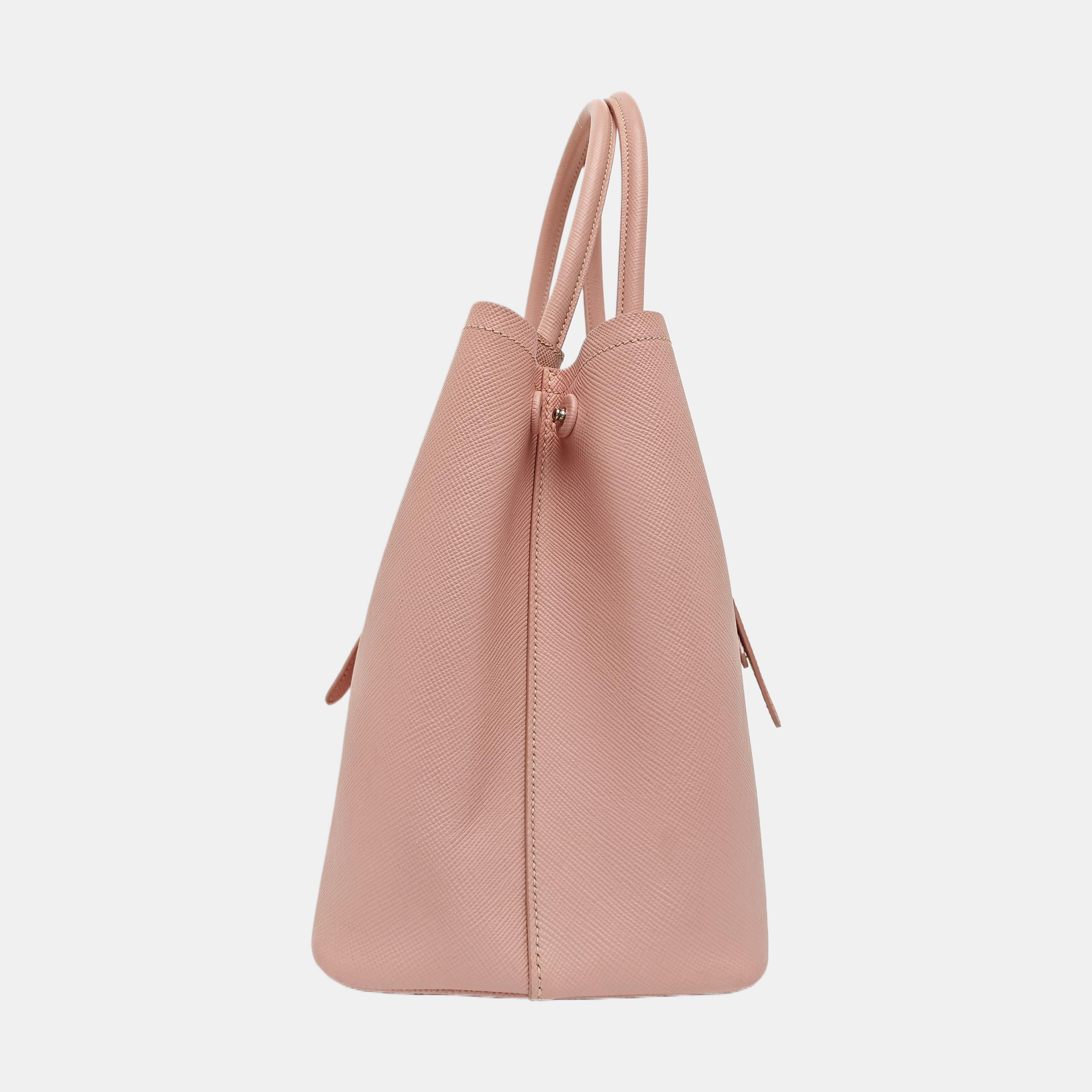 Saffiano Calfskin Tote Bag Pink