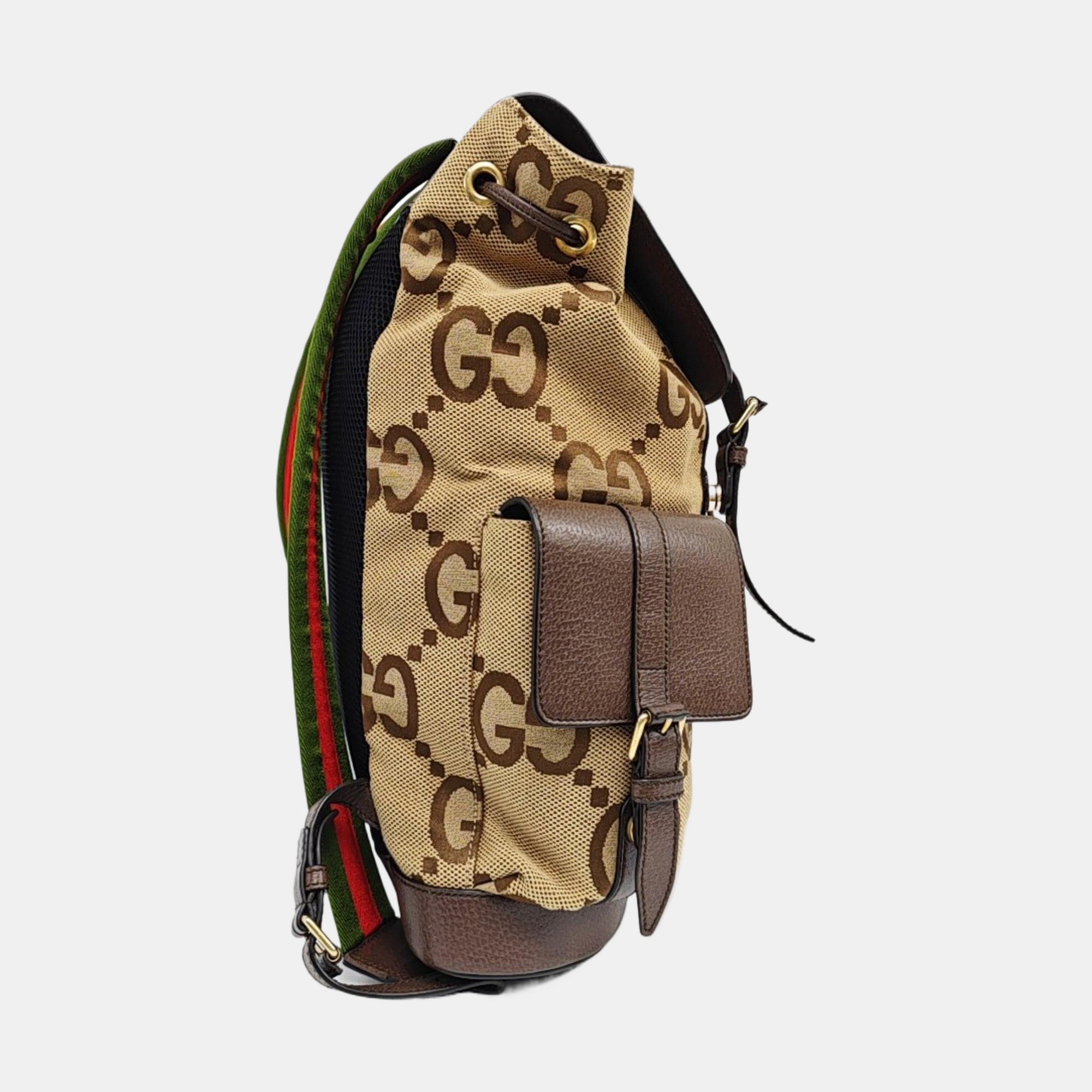 Monogram Canvas Backpack Beige
