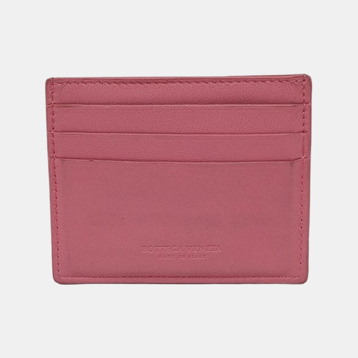 Calfskin Red Card Holder