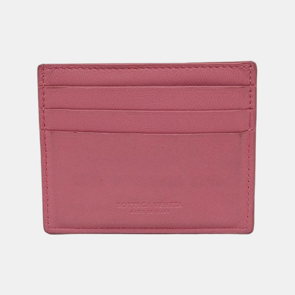 Calfskin Red Card Holder