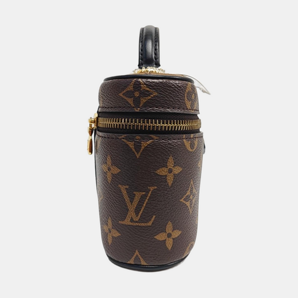 Vanity Chain Pouch Monogram Coated Canvas Brown