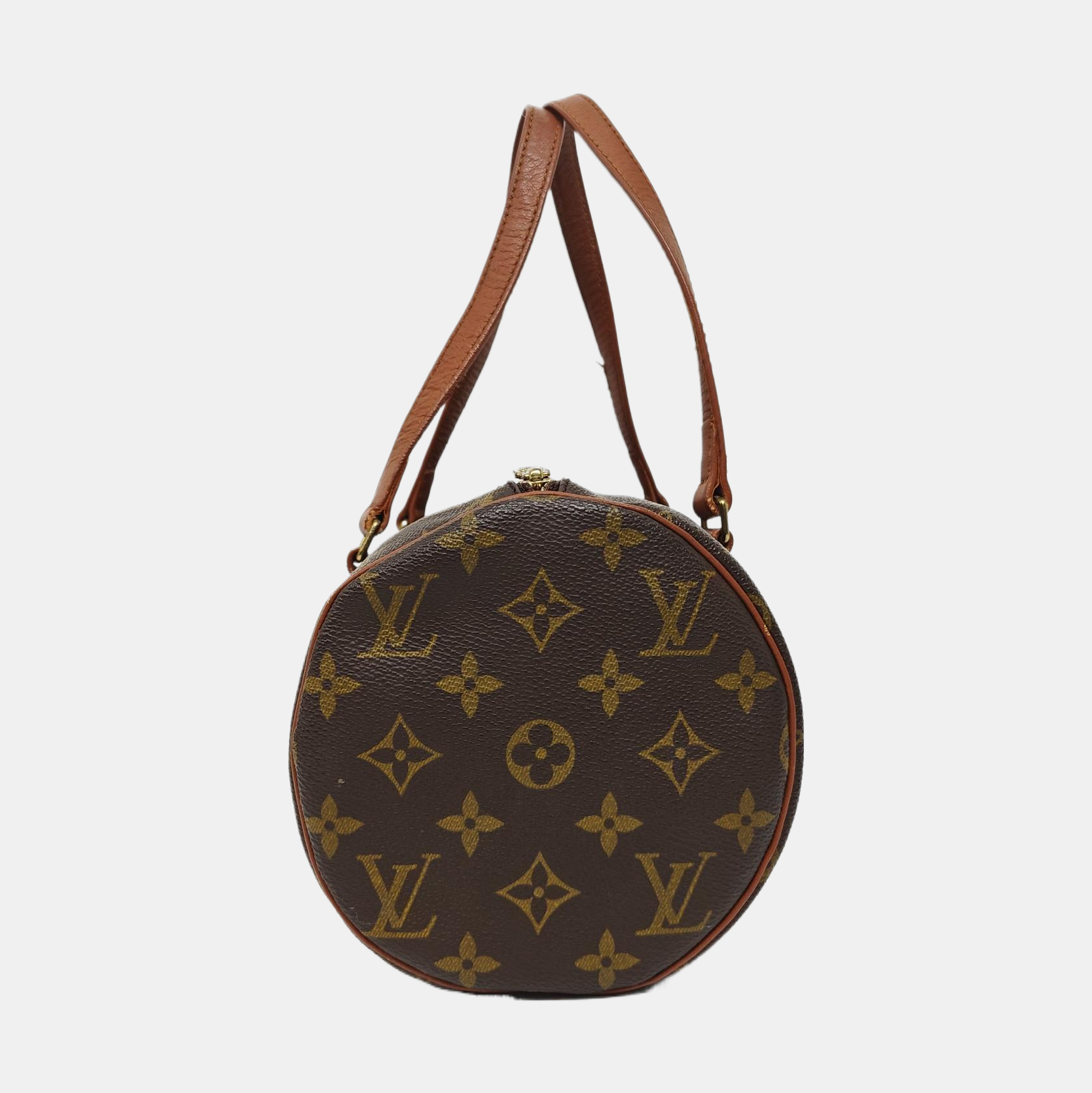 PAPILLON 30 Monogram Coated Canvas Brown