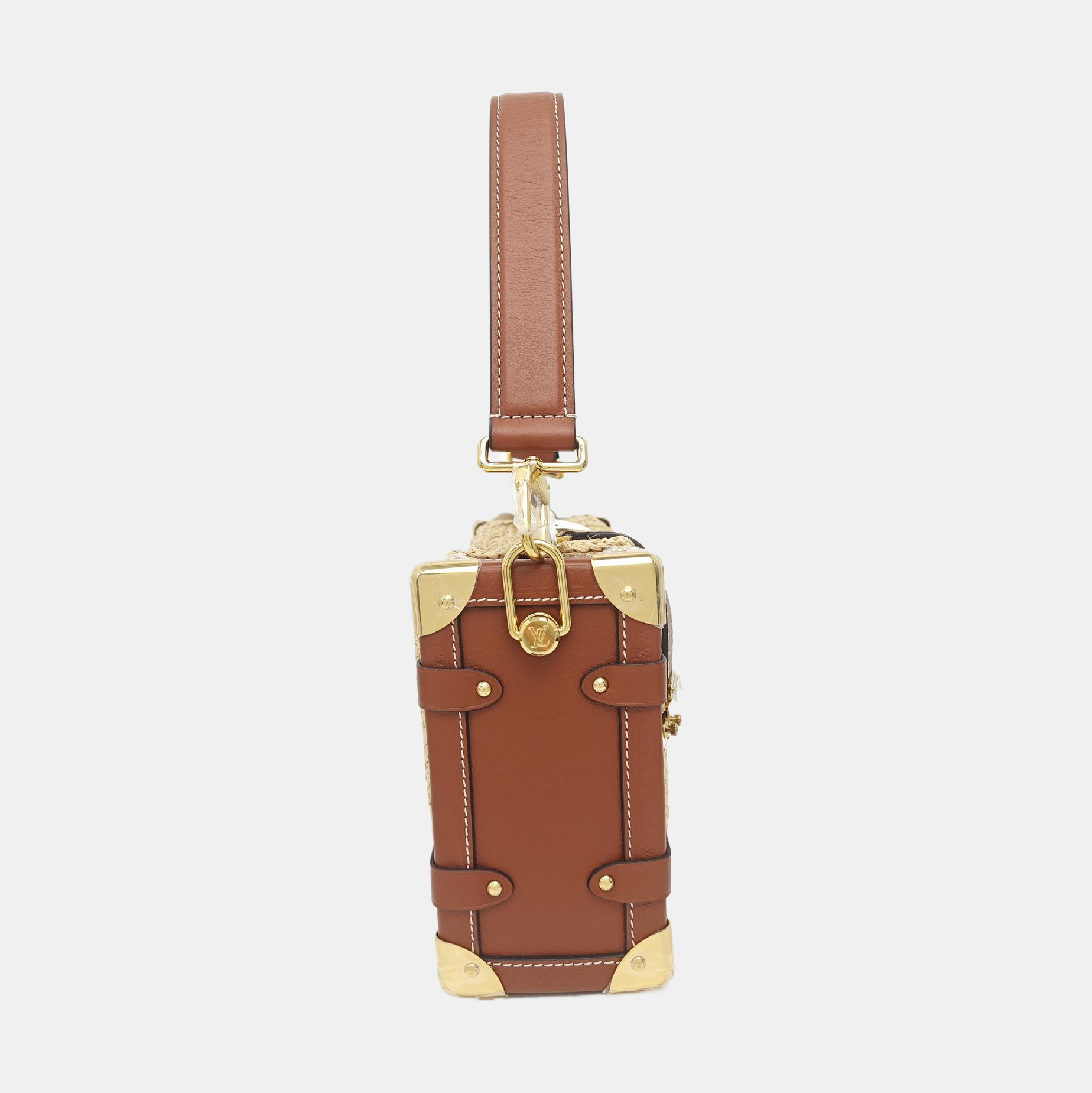 Straw Shoulder Bag MM Beige