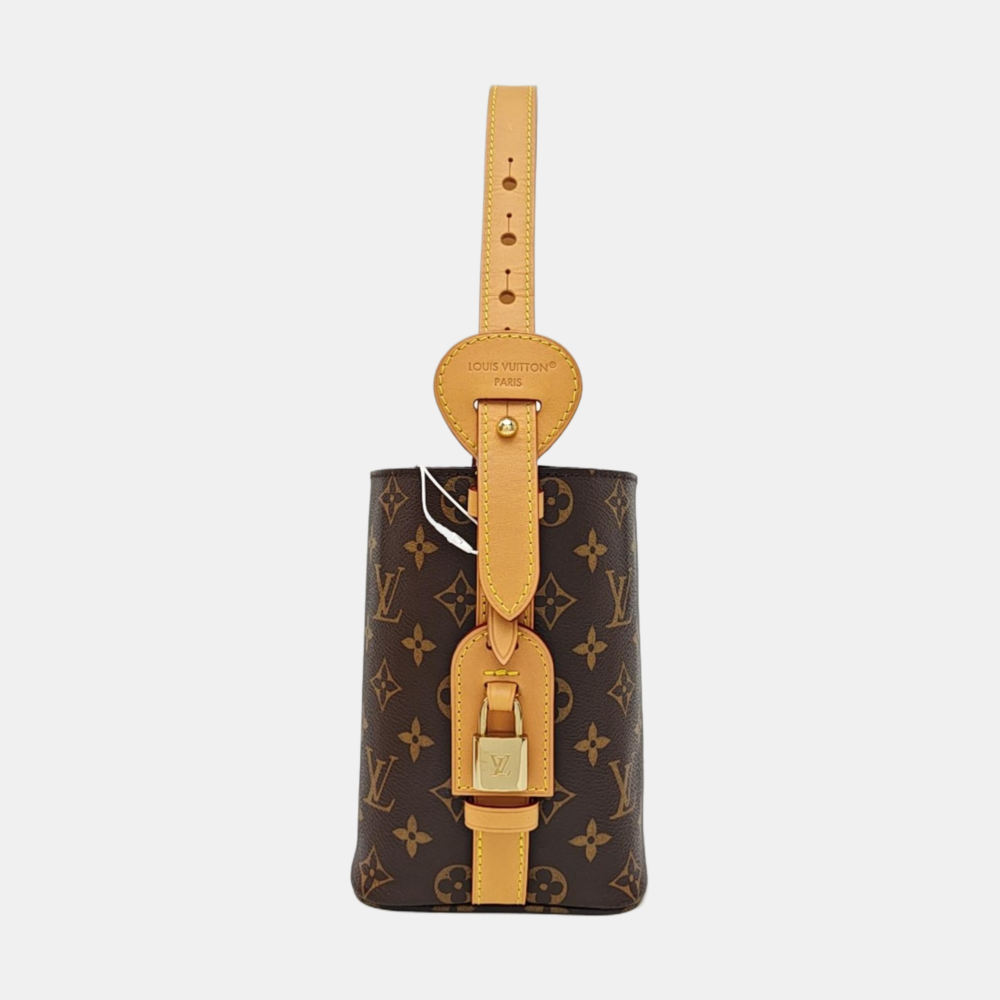 ALL IN Monogram Coated Canvas Brown