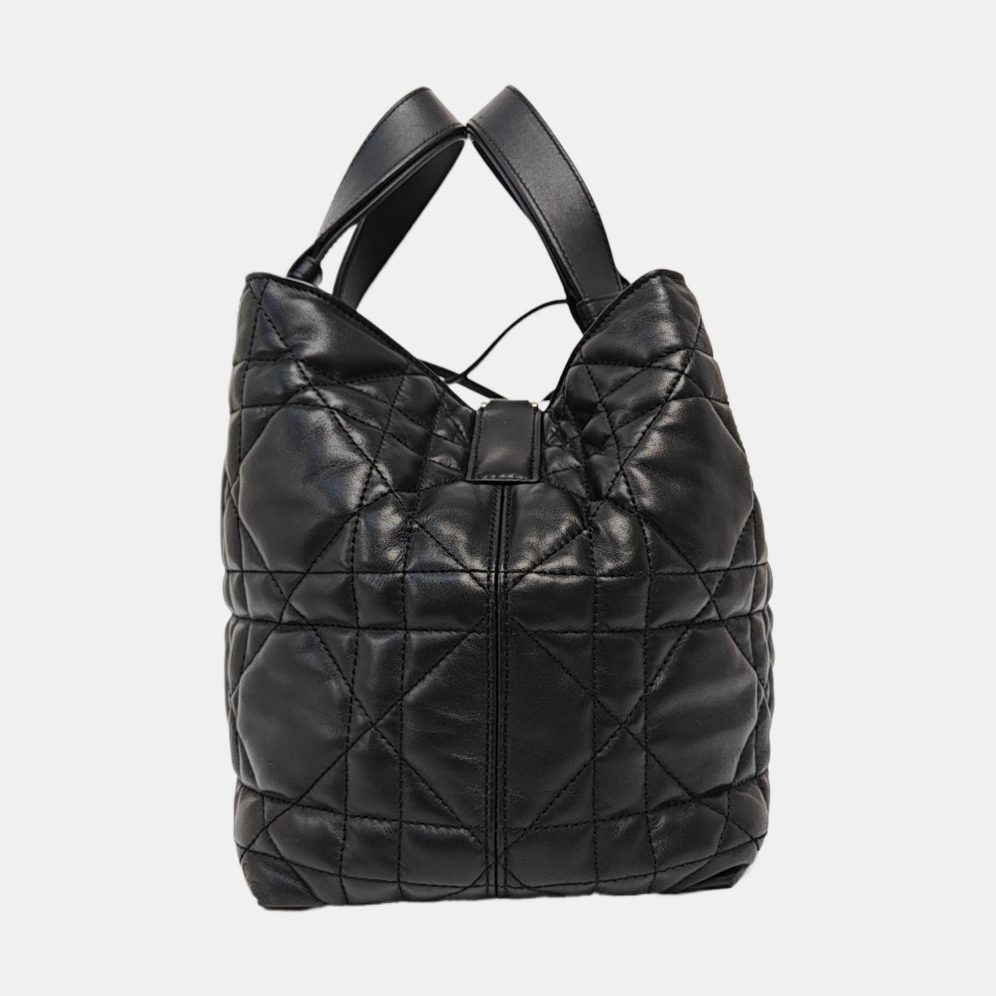 Toujours Medium Cannage Calfskin Black