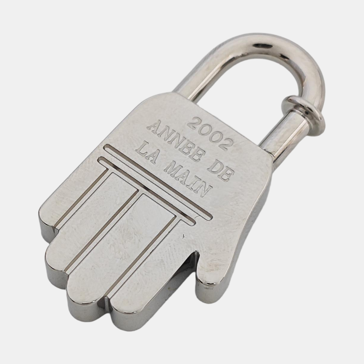 Metal Bag Charm Silver