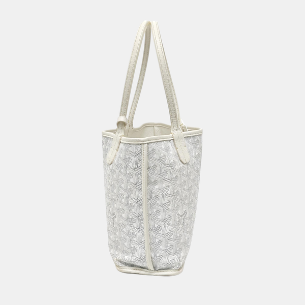 Anjou Mini Coated Canvas White