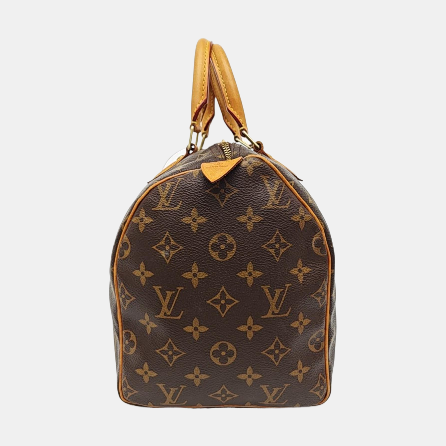 SPEEDY 30 Monogram Coated Canvas Brown