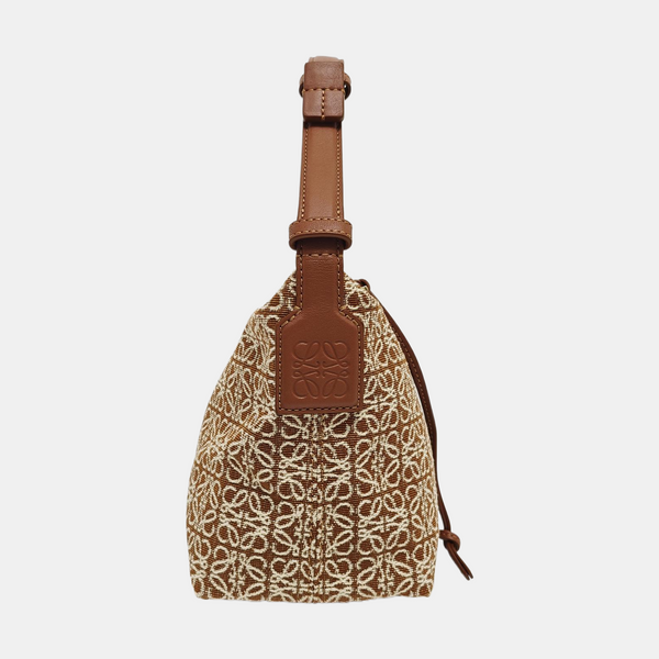 Monogram Canvas Top Handle Bag Brown