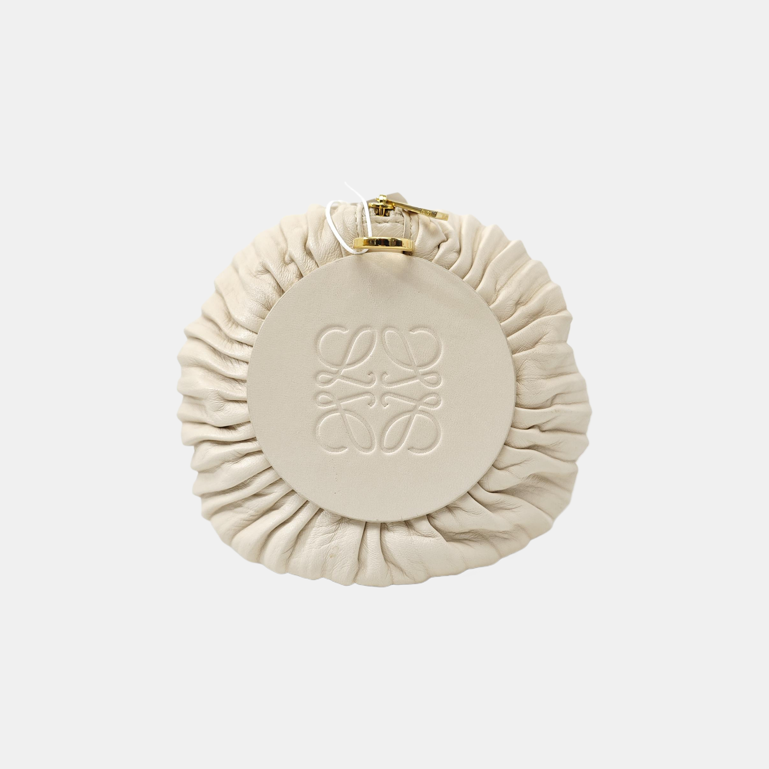 Nest Backet Calfskin White