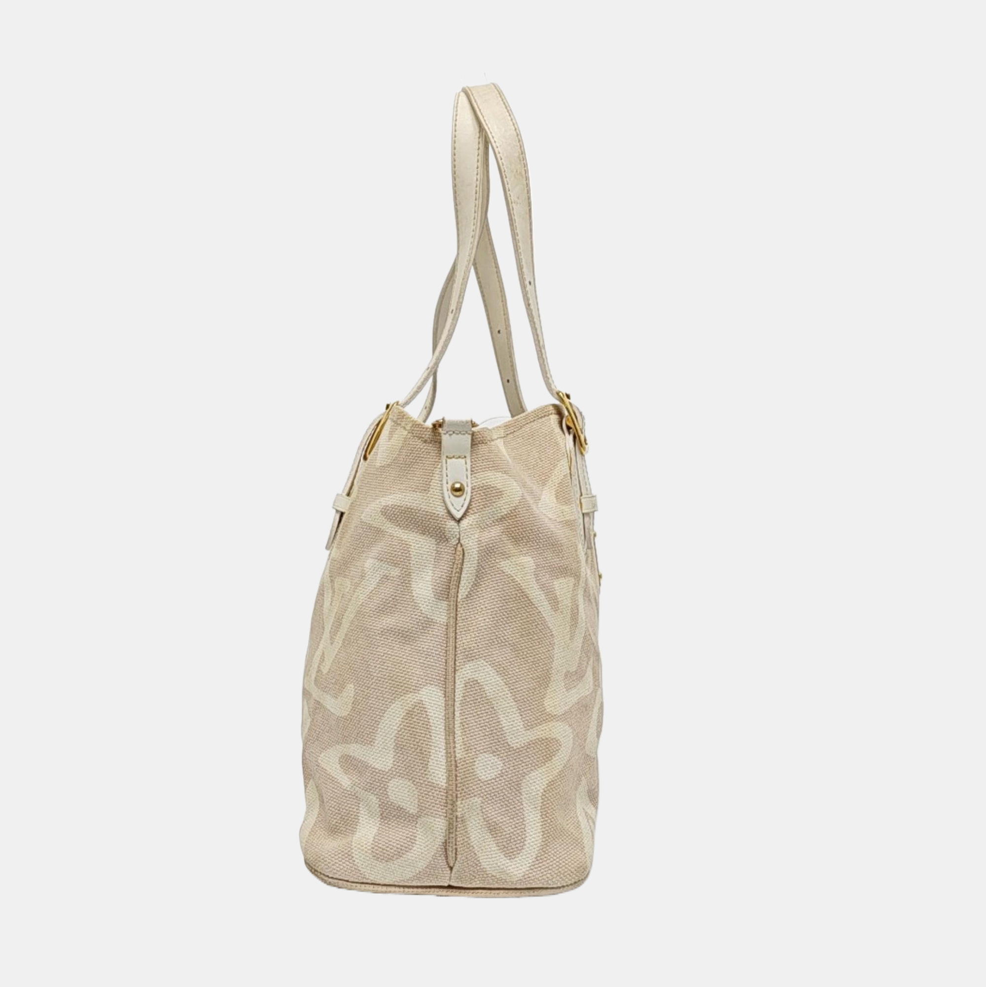 TAHITIENNE CABAS MM Monogram Canvas Beige