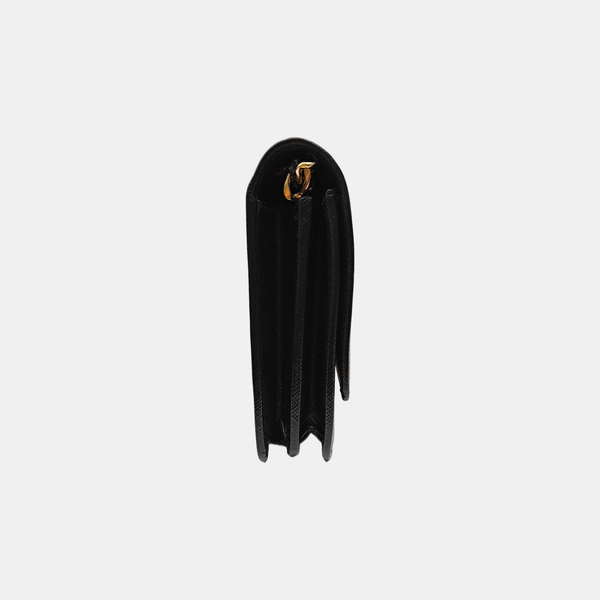 Calfskin Shoulder Bag Black