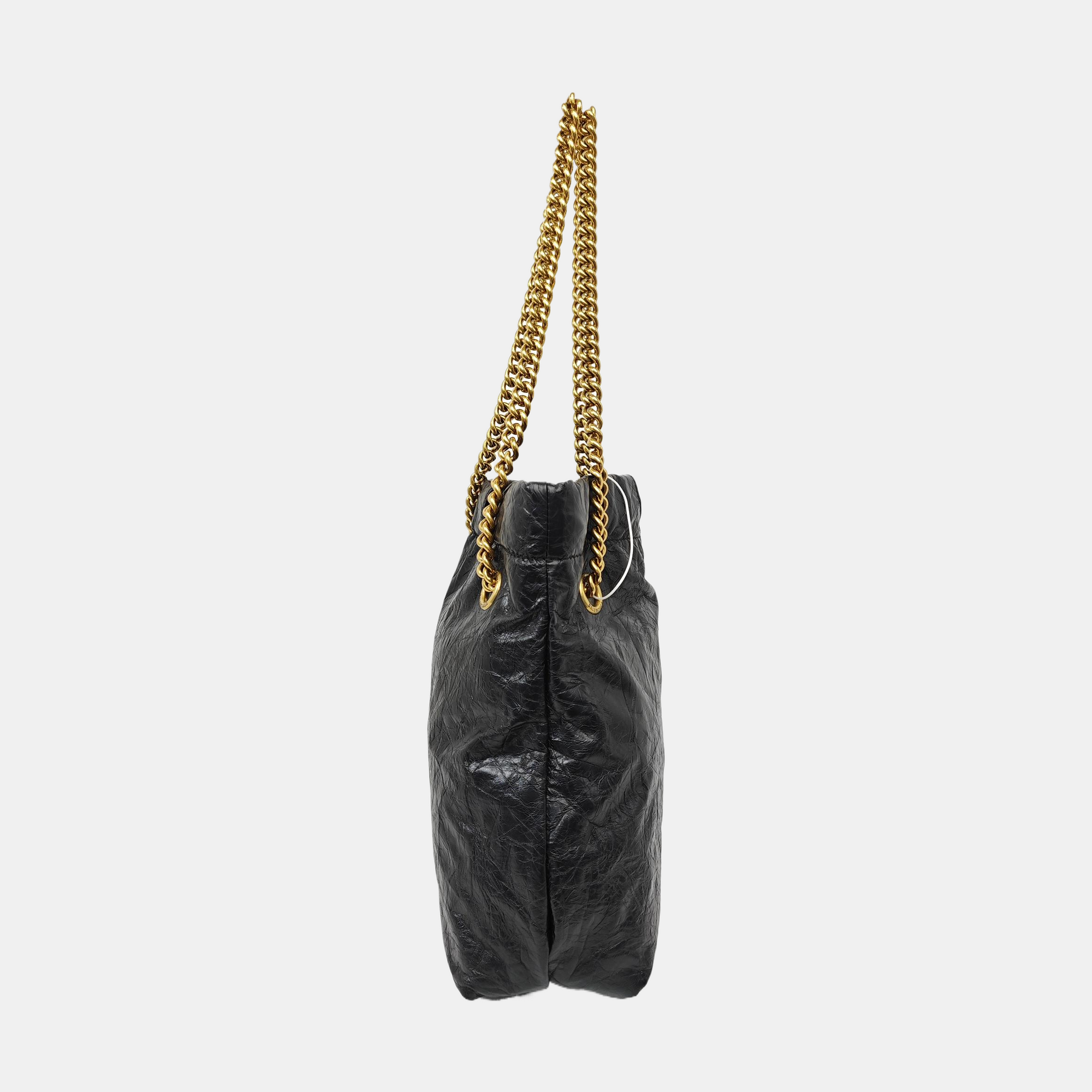 Calfskin Shoulder Bag Black