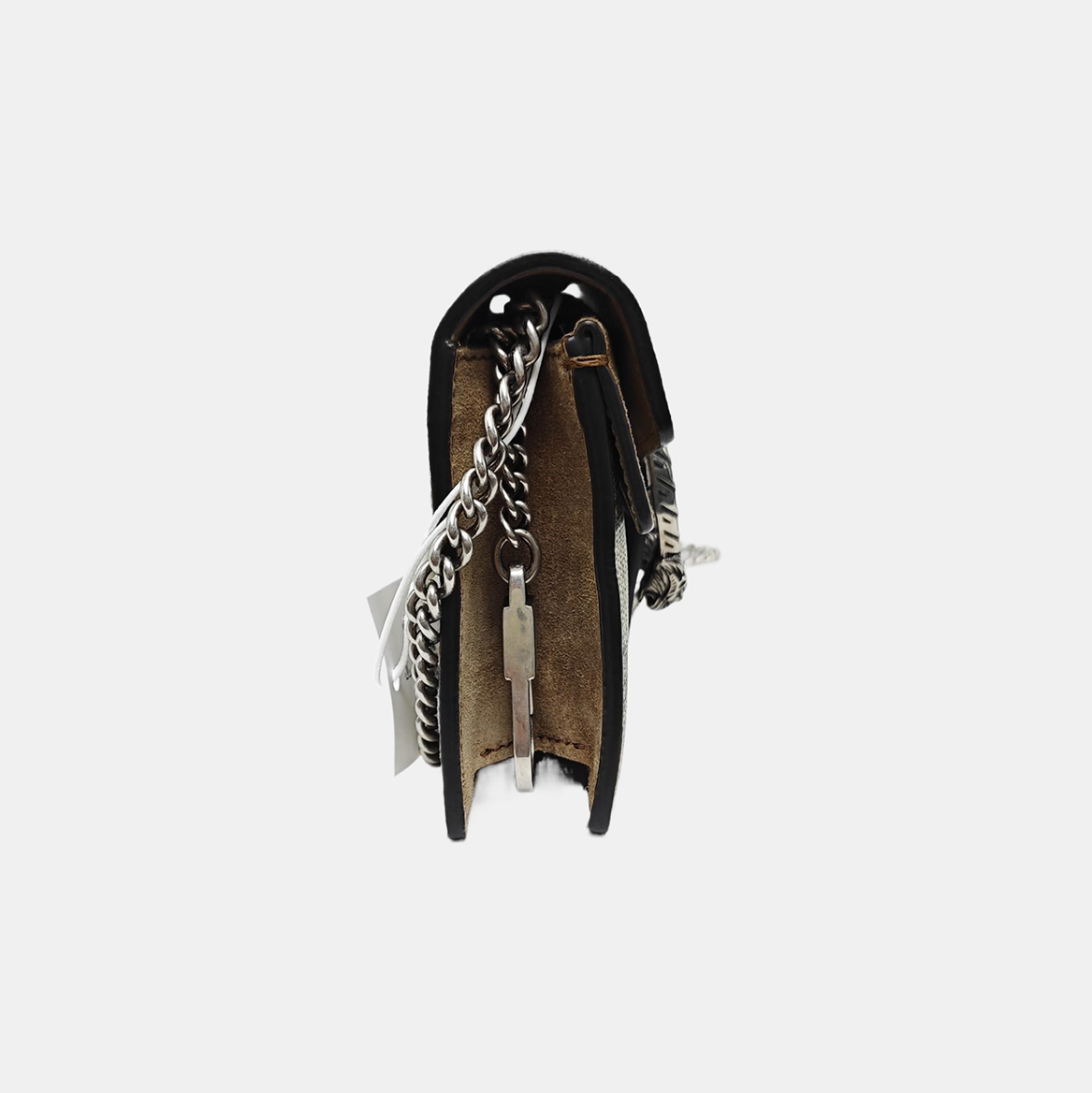 Dionysus Super Mini Monogram Coated Canvas Beige