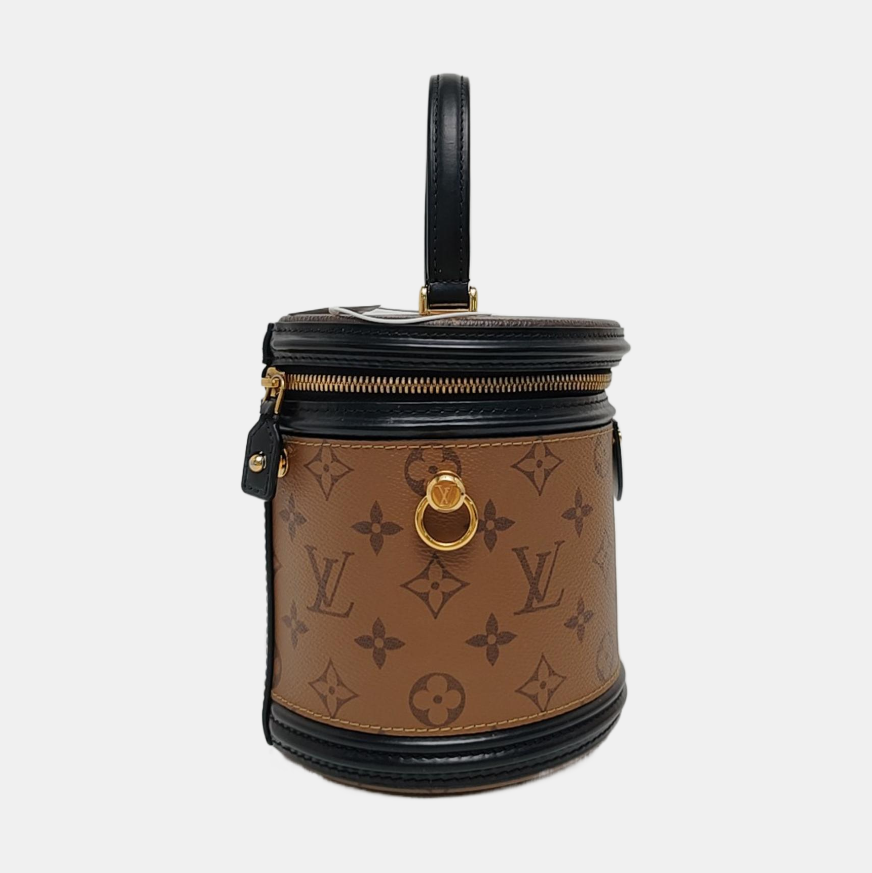 CANNES PM Monogram Coated Canvas Brown