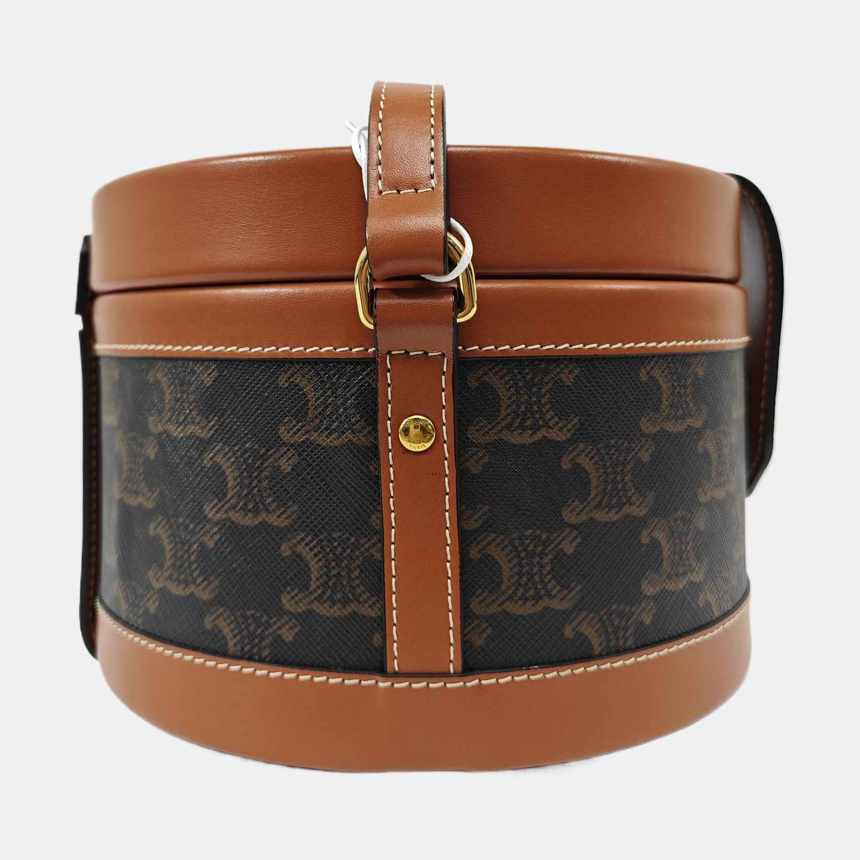 TRIOMPHE Medium Coated Canvas Brown