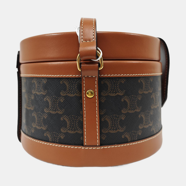 TRIOMPHE Medium Coated Canvas Brown