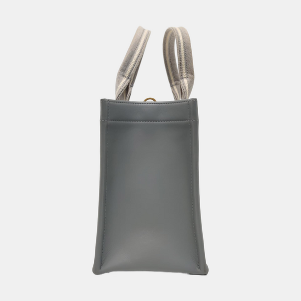Book Tote Small Oblique Canvas Gray