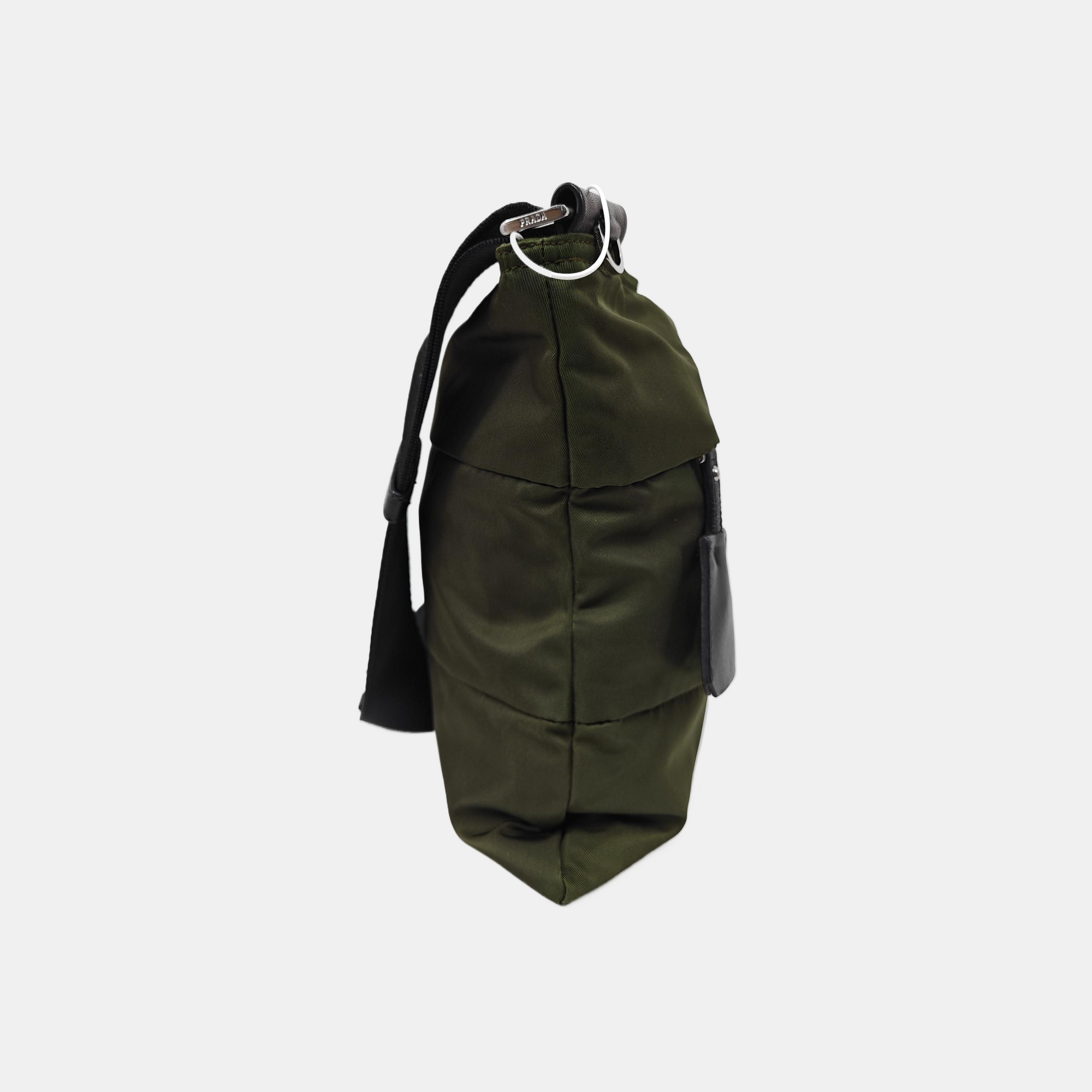 Nylon Crossbody Bag Nylon Green