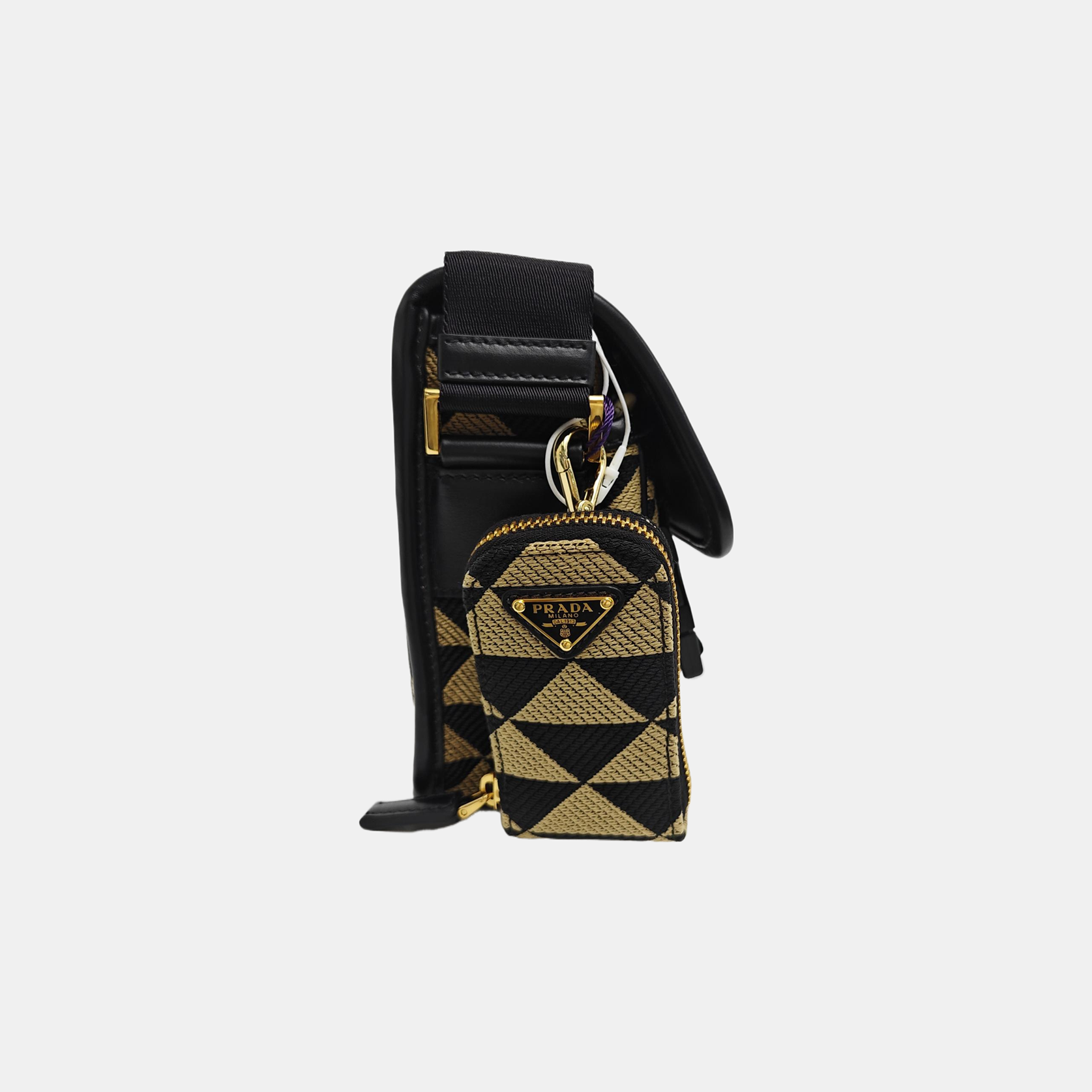 Fabric Crossbody Bag Multicolor