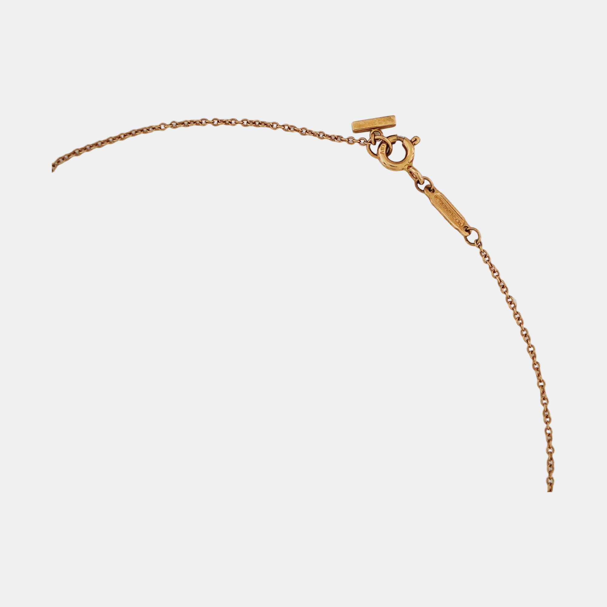 Tiffany T 18k Rose Gold Necklace