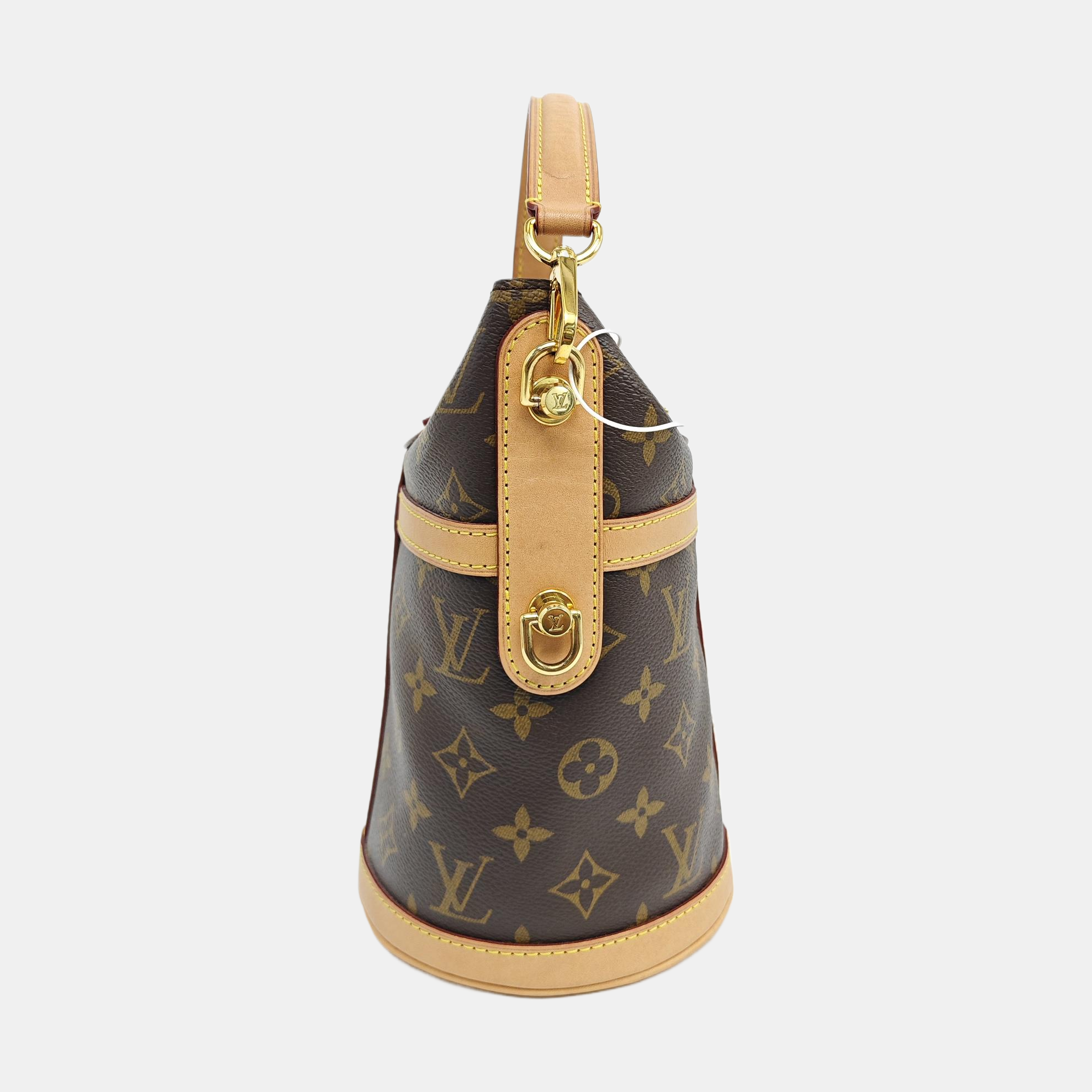 DUFFLE Monogram Coated Canvas Brown