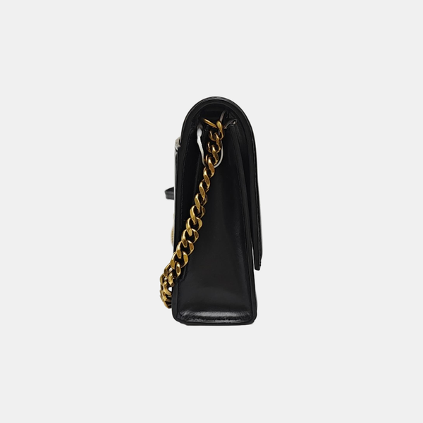 Hourglass S Calfskin Black