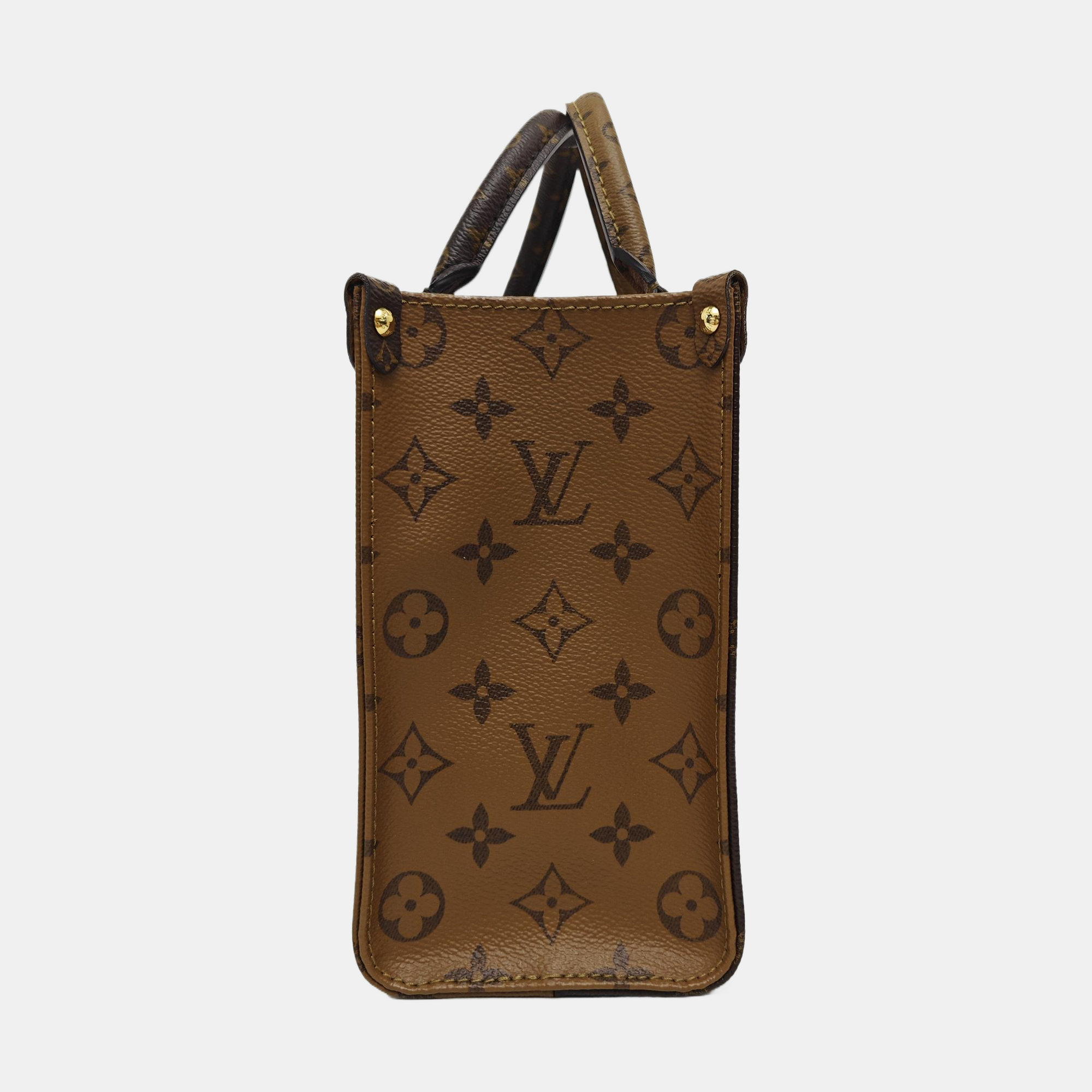 ONTHEGO PM Monogram Coated Canvas Brown