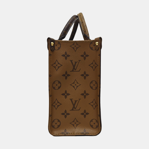 ONTHEGO PM Monogram Coated Canvas Brown