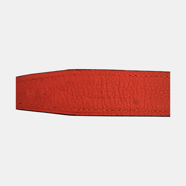 Leather Belt Orange