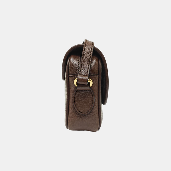 Monogram Coated Canvas Shoulder Bag Beige
