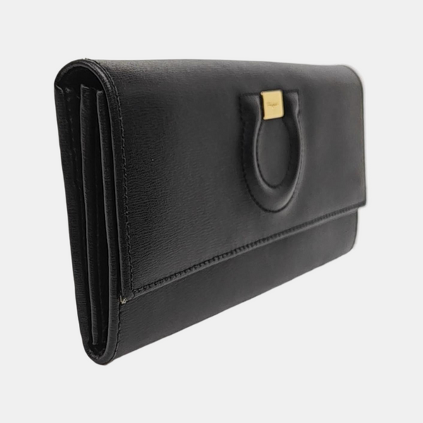 City Calfskin Black Wallet
