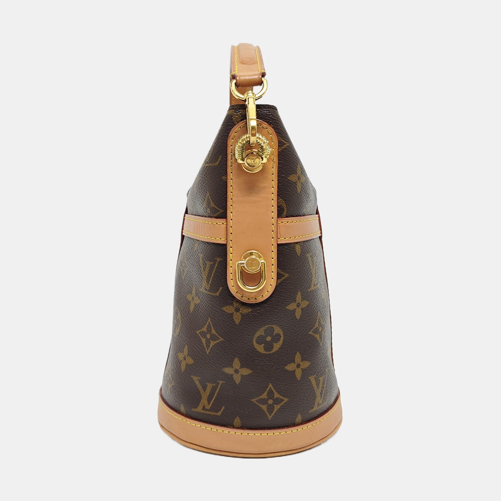 DUFFLE Monogram Coated Canvas Brown