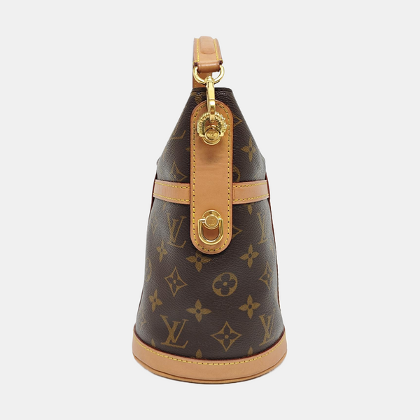 DUFFLE Monogram Coated Canvas Brown