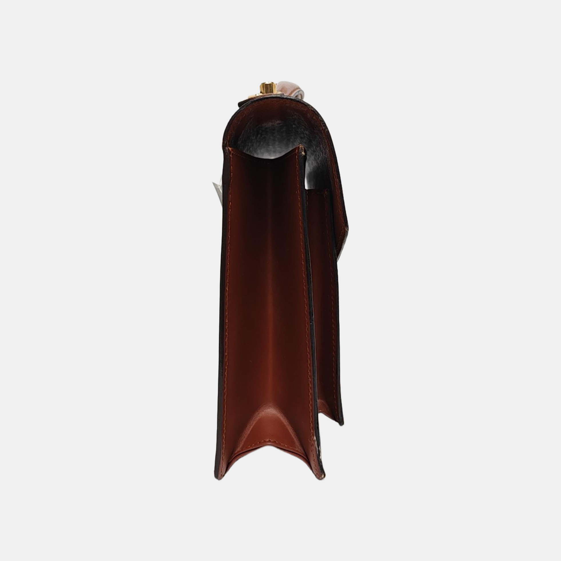 MONCEAU Monogram Coated Canvas Brown
