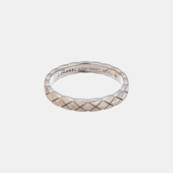 COCOCRUSH 18k White Gold Silver Ring EU 56
