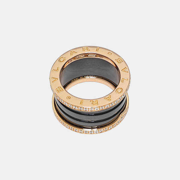 B.ZERO1 18k Rose Gold Ring EU 49