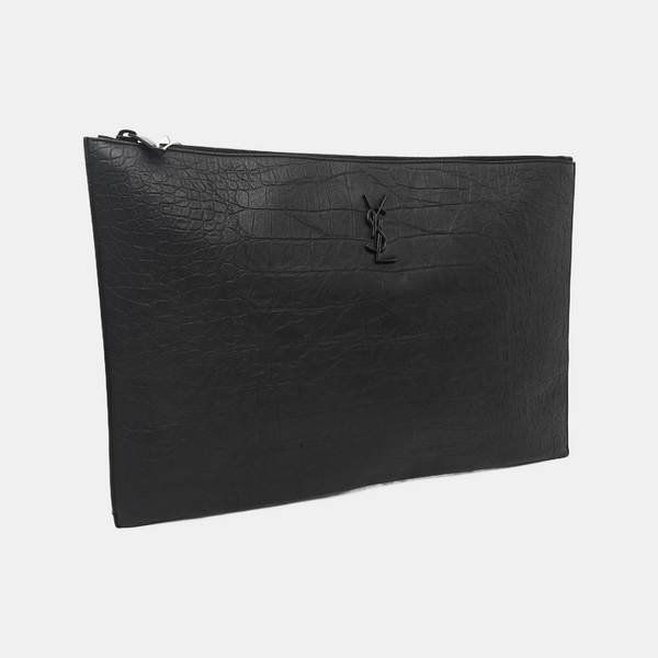 CASSANDRE Large Calfskin Black