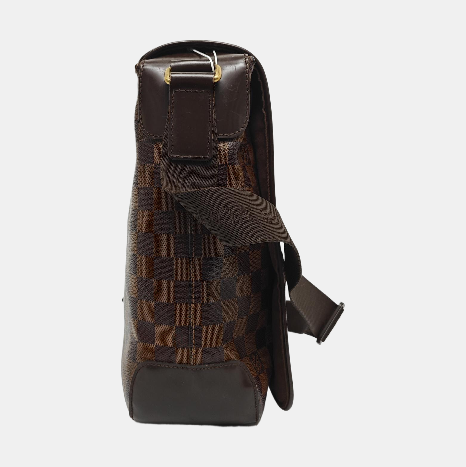 SPENCER Damier Ebene Coated Canvas Brown
