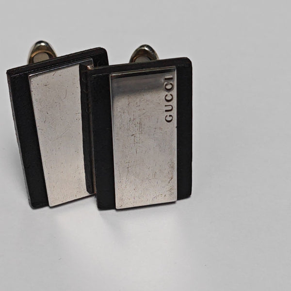 Metal Cufflink Silver