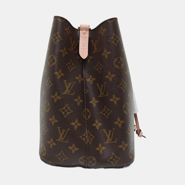 NÉONOÉ MM Monogram Coated Canvas Brown
