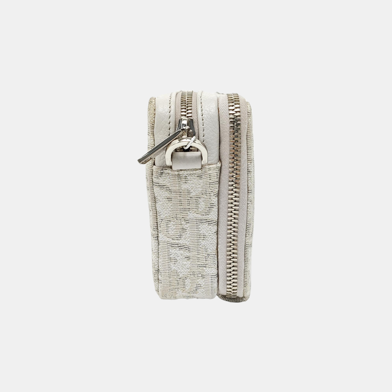 Oblique Canvas Shoulder Bag White