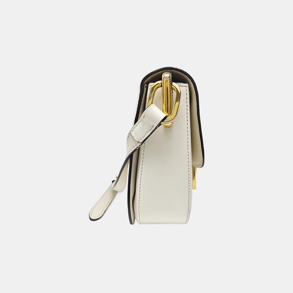 Emblème Calfskin White
