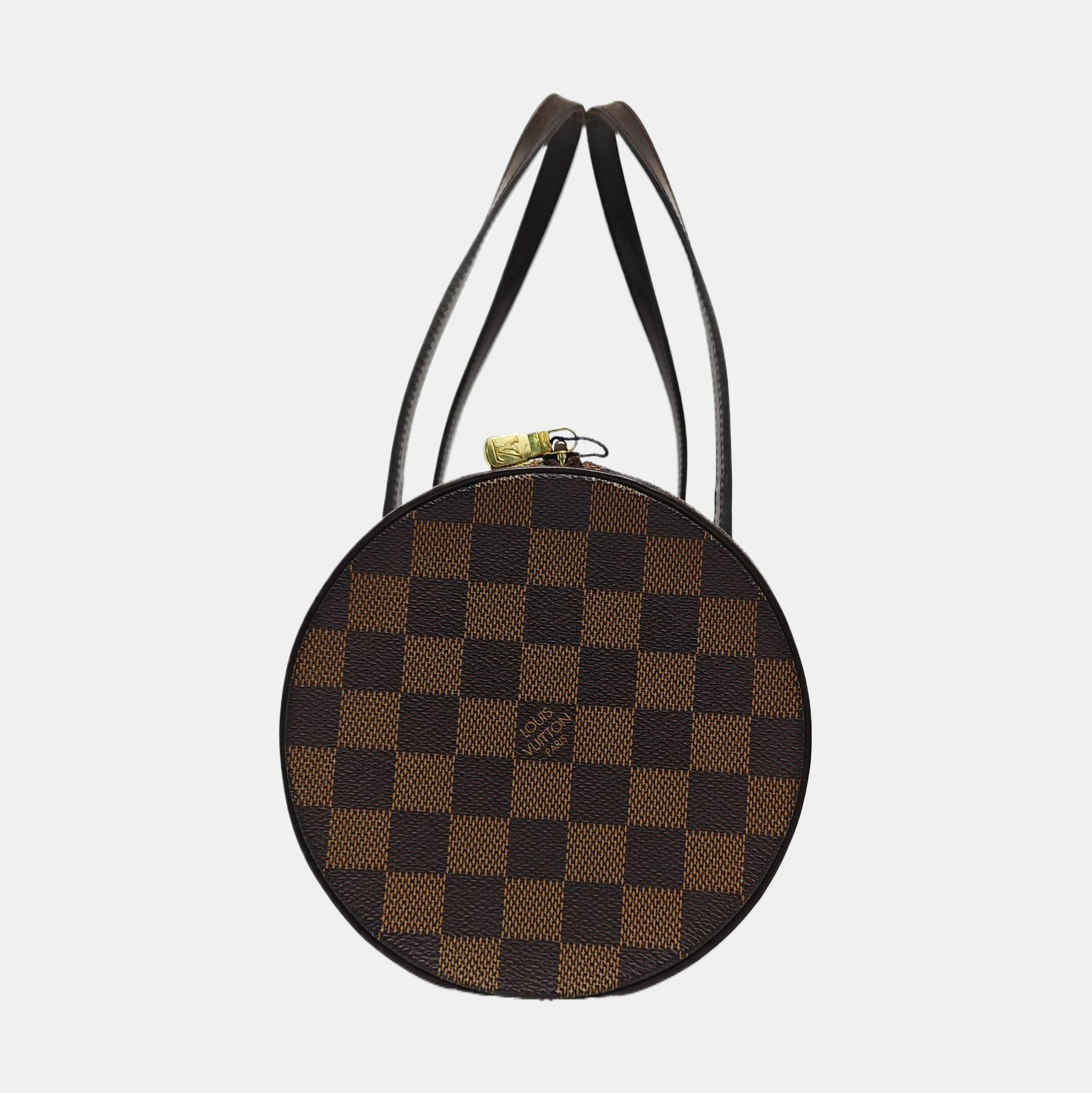 PAPILLON 30 Damier Ebene Coated Canvas Brown