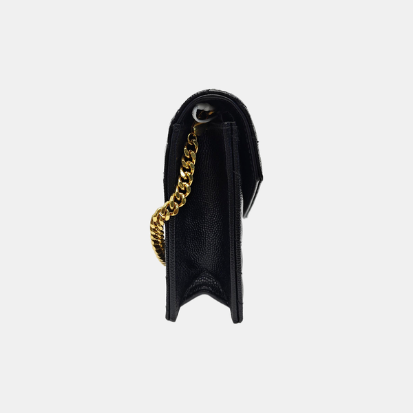 MONOGRAM WOC Chevron Calfskin Black