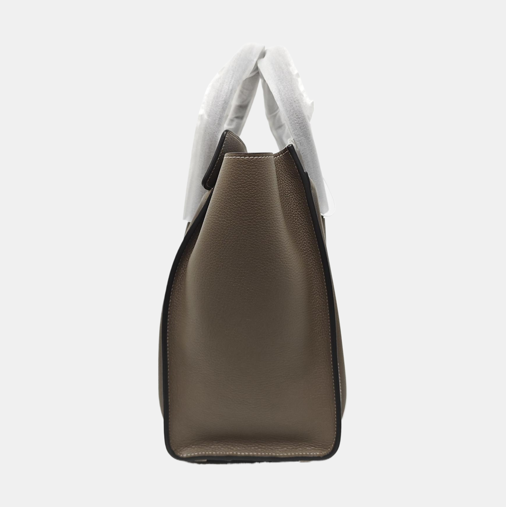 Authenticated pre-owned  LUGGAGE Micro Calfskin Grey - Tote Bag at Looply